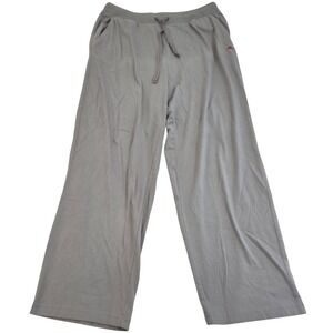 Tommy Bahama‎ L Lounge Pants Pajama Drawstring Gray Knit Cotton Marlin Logo Mens